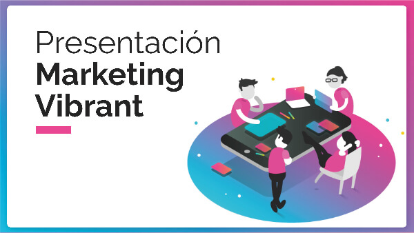 Interactive Presentación Marketing Vibrant template