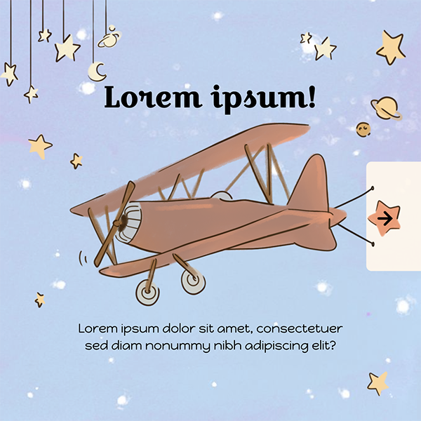 Interactive Interactive Card Little Prince  template