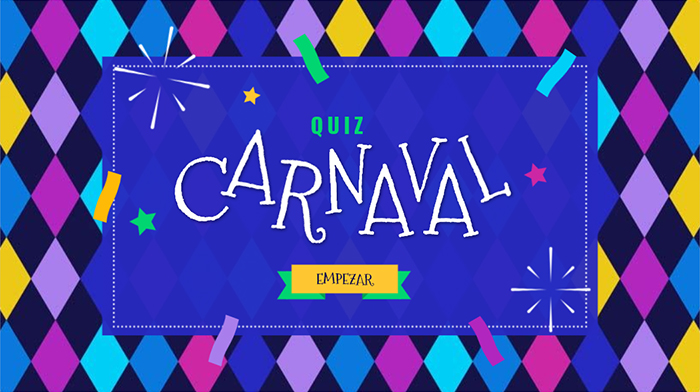 Interactive Quiz Fiesta Carnaval template