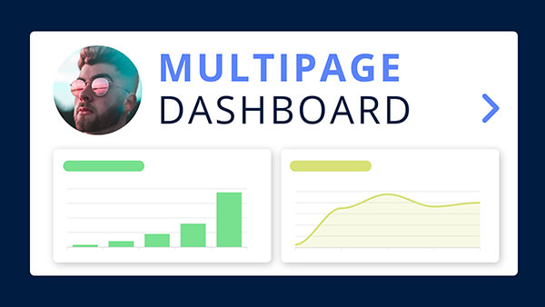 Interactive Multipage Dashboard template