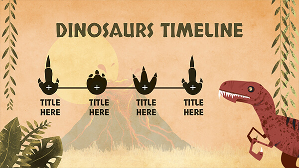 Dinosaurs Timeline